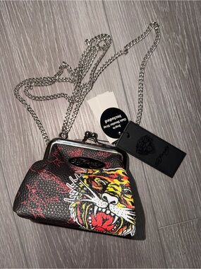 Ed Hardy Black Tiger Coinpurse
